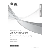 LG LW5015E LW5015E.ASWAOSU Air Conditioner manual cover