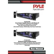 Pyle P2001BT Amplifier Receiver manual cover