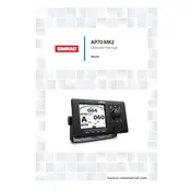 Simrad Navico AP70 MK2 Autopilot System manual cover