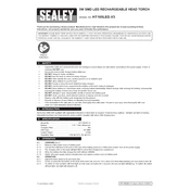 Sealey HT105LED.V3 Torch manual cover