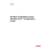 Xerox McAfee ePO Software manual cover