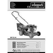 Scheppach MP132-40 5911250903 Lawn Mower manual cover