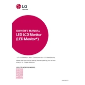 LG 24MK4 24MK430H-B.AUS Monitor manual cover