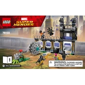 LEGO Super Heroes 76103-1 Construction Set manual cover