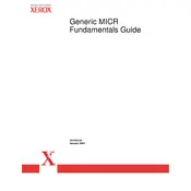 Xerox Generic MICR Software manual cover