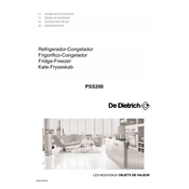 De Dietrich DKS876X Refrigerator manual cover