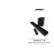 Bose CineMate 1 SR manual cover