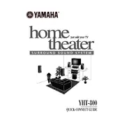 Yamaha YHT-800 Sound System manual cover