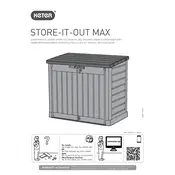 Keter Store-It-Out Max Shed manual cover