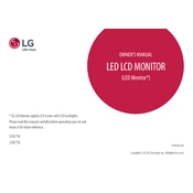 LG 32BL75U 32BL75U-W.AUB Monitor manual cover