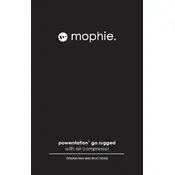 Mophie Powerstation Go Rugged With Air Compressor Power Bank manual cover