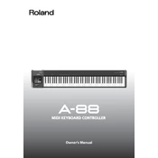 Roland A-88 manual cover