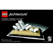 LEGO Sydney Opera House 21012 Construction Set manual cover