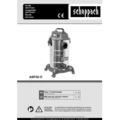 Scheppach ASP30-O 5907711903 Vacuum Cleaner manual cover