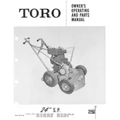 Toro 24-inch SP 25037 Mower manual cover