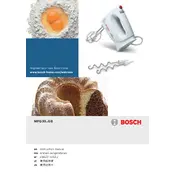 Bosch CleverMixx MFQ3030GB Mixer manual cover