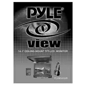 Pyle PLVW1410IR Monitor manual cover