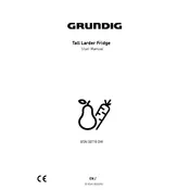 Grundig GSN 30710 D Refrigerator manual cover