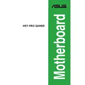 ASUS H97-PRO GAMER Motherboard manual cover