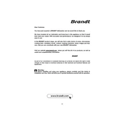 Brandt VH610BE1 Dishwasher manual cover