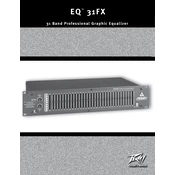 Peavey EQ 31FX Equalizer manual cover