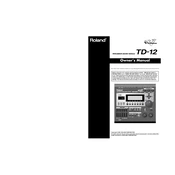 Roland TD-12 manual cover