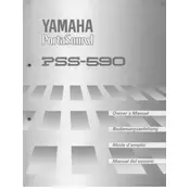 Yamaha PSS-590 Keyboard manual cover