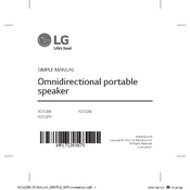 LG XO3QBK XO3QBK.DUSALLK Speaker