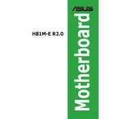 ASUS H81M-E R2.0 Motherboard manual cover