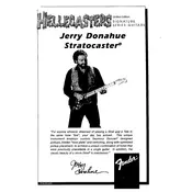 Fender Hellecasters Jerry Donohue Stratocaster Guitar manual cover