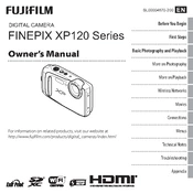 Fujifilm FinePix XP120 Series Camera manual cover