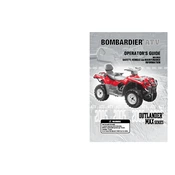 Rotax Outlander Max 400 2005 Vehicle manual cover