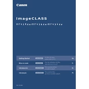 Canon imageCLASS MF416dw Copier manual cover