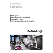 De Dietrich DHD1087M Hood manual cover