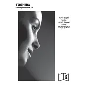 Toshiba 40TL963 TV manual cover