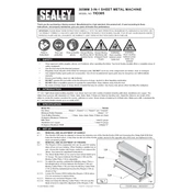 Sealey TIO305 Machine manual cover