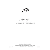 Peavey HiSys 215XT Speaker manual cover