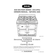 AGA Six Four Series DC6 FFD Natural Gas Cooker manual cover