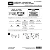 Toro Power Clear 518 38474 Snow Thrower