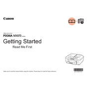 Canon Pixma MX870 Series K10348 manual cover