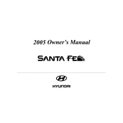 Hyundai Santa Fe 2005 SUV manual cover