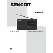 Sencor SRD 2215 Radio manual cover