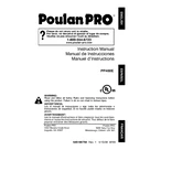 Poulan Pro PP400E 801955 Chainsaw manual cover