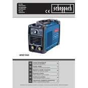 Scheppach WSE1000 5906602903 Welding Machine manual cover