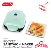 Dash DPM200 Pocket Sandwich Maker manual cover