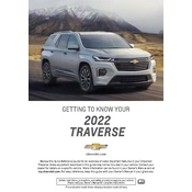 Chevrolet Traverse 2022 manual cover