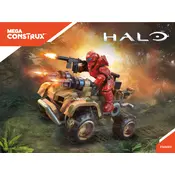 Mega Construx Mattel Halo Woodland Gungoose FMM89 Construction Set manual cover