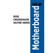 ASUS ROG CROSSHAIR X670E HERO Motherboard manual cover