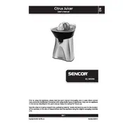 Sencor SCJ 6050SS Juicer manual cover