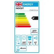 Indesit YT M10 71 R UK Dryer manual cover